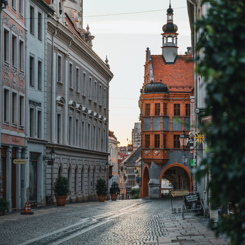 Blick in die Brüderstraße auf den Schönho