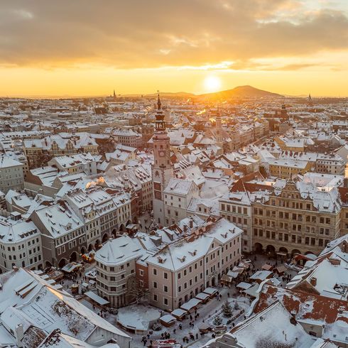 Blick über die Europastadt Görlitz-Zgorzelec