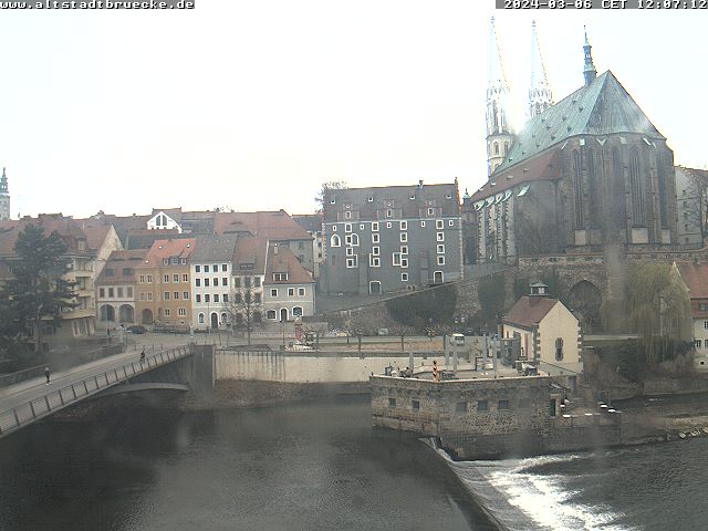 Görlitz, Blick nach Zgorzelec / Deutschland